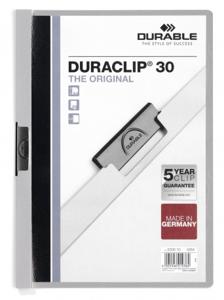 Durable Klemmap DURACLIP 30 - 2200 220010 DIN A4 Grijs