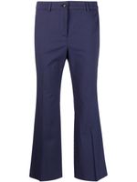 Alberto Biani pantalon court à coupe évasée - Bleu