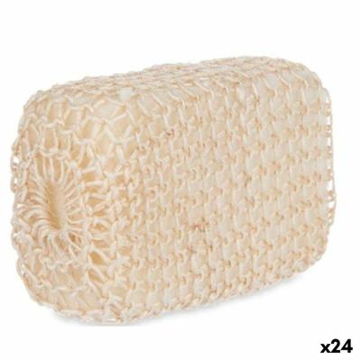 Lichaamsspons Berilo B7083-7 Wit Beige 9 x 14 x 6 cm (24 Stuks)