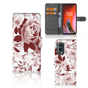 Hoesje OnePlus Nord 2 5G Watercolor Flowers