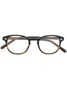 Lesca lunettes de vue 711 à monture carrée - Marron