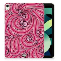 iPad Air (2020/2022) 10.9 inch Tablethoes Swirl Pink