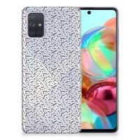 Samsung Galaxy A71 TPU bumper Stripes Dots - thumbnail