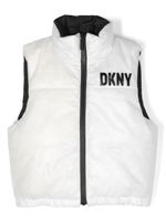 Dkny Kids couverture à logo imprimé - Blanc