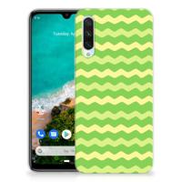 Xiaomi Mi A3 TPU bumper Waves Green