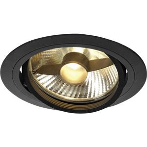 SLV 113550 New Tria 1 Inbouwlamp Halogeen, LED GU10 75 W Zwart (mat)