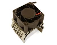 Integy 42mm Motor Heatsink+40x40mm Cooling Fan 17k rpm - 1/8 Traxxas & Arrma