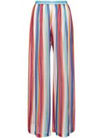 Missoni pantalon à imprimé chevrons - Bleu