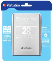 Verbatim Store n Go 2 TB Externe harde schijf (2,5 inch) USB 3.2 Gen 1 (USB 3.0) Zilver 53189