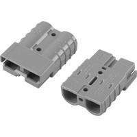 TRU COMPONENTS 50A-hoogstroom-batterijconnector Grijs Inhoud: 1 stuk(s) - thumbnail