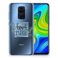 Xiaomi Redmi Note9 Telefoonhoesje met Naam Boho Beach - thumbnail