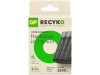 GP M452 USB-snelladerset met 4 x 2600 AA penbatterijen