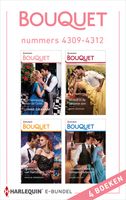 Bouquet e-bundel nummers 4309 - 4312 - Lynne Graham, Emmy Grayson, Natalie Anderson, Louise Fuller - ebook