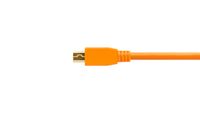 Tether Tools USB-kabel USB-mini-B stekker, USB-A stekker 4.60 m Oranje CU5451 - thumbnail