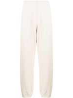 Stone Island logo-appliqué cotton track pants - Neutrals