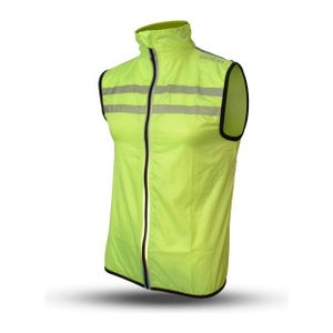 Gato Windbreaker mesh vest usb led neongeel maat XS