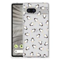 TPU bumper voor Google Pixel 7A Pinguïn - thumbnail