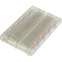 TRU COMPONENTS 0165-40-8-8010 Breadboard Transparant Totaal aantal polen 400 (l x b x h) 84 x 54.3 x 9 mm 1 stuk(s) - thumbnail