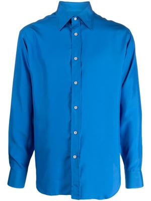 TOM FORD Zijden overhemd - Blauw