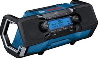 Bosch Blauw GPB 18 V-2 SC Bouwradio 18V | (ontvangst via DAB+, Bluetooth, FM en AUX) | Zonder accu&apos;s & lader - 06014A3100