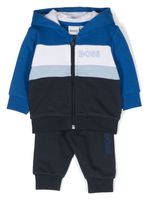 BOSS Kidswear survêtement à logo imprimé - Bleu