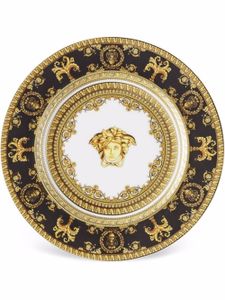 Versace assiette Baroque Nero (18 cm) - Blanc