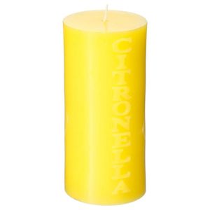 Citronella stomp kaars - 64 branduren - geel