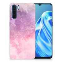 Hoesje maken OPPO A91 Pink Purple Paint