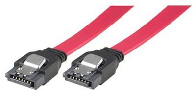 Deltaco SATA-05D SATA-kabel 0,5 m Rood