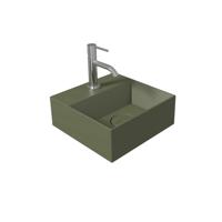 Salenzi Spy Fontein met clickwaste 30x30 cm mat groen