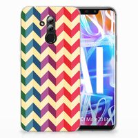 Huawei Mate 20 Lite TPU bumper Zigzag Multi Color