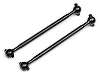 Rear drive shaft 6x60.5mm (black/2pcs)