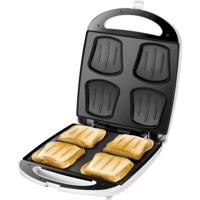 Unold 48480 sandwich maker 1100 W Roestvrijstaal, Wit - thumbnail