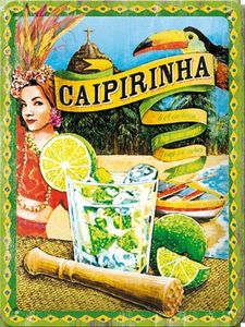 Muurplaatje Caipirinha 15 x 20 cm