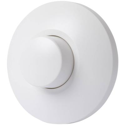 EcoDim - LED Vloerdimmer - ECO-DIM.09 - Fase Afsnijding RC - Enkel Knop - 0-50W - Rond - Mat Wit EcoDim - LED Vloerdimmer - ECO-DIM.09 - Fase Afsnijding RC - Enkel Knop - 0-50W - Rond - Mat Wit