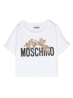 Moschino Kids t-shirt en coton à motif Teddy Bear - Blanc - thumbnail