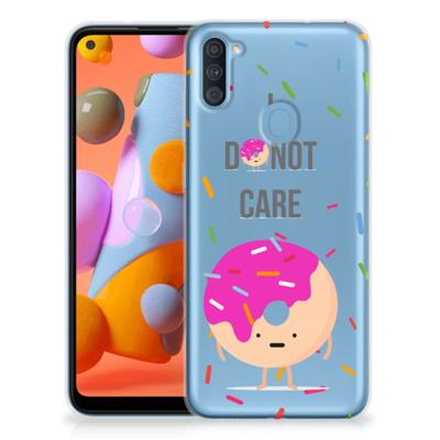 Samsung Galaxy A11 | M11 Siliconen Case Donut Roze