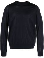 Herno fine-knit virgin wool jumper - Bleu