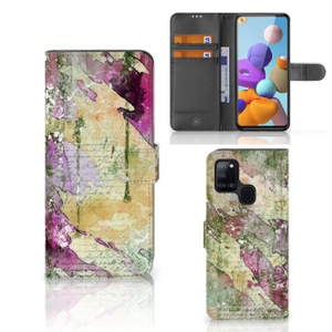 Hoesje Samsung Galaxy A21s Letter Painting