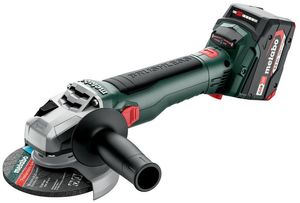 Metabo W 18 LT BL 11-125 Accu Haakse Slijper | 18V | 2 x 4.0 Ah accu + lader | Metabox 165L 613052510