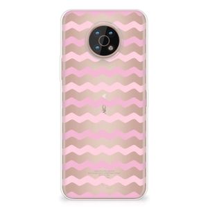 Nokia G50 TPU bumper Waves Roze