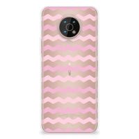 Nokia G50 TPU bumper Waves Roze