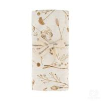 Yumi Baby hydrofiele luier Garlande 80x80 cm off white/lichtbruin