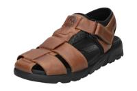 Mephisto - Sandalen van leer/textiel, Bruin, 42 EU