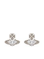 Vivienne Westwood boucles d'oreilles à plaque Orb - Argent - thumbnail