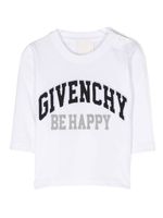 Givenchy Kids t-shirt en coton à logo brodé - Blanc - thumbnail