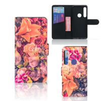 Motorola One Action Hoesje Bosje Bloemen