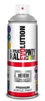 PINTYPLUS acrylverf, glans, evolution, spray, 520 ml, grijs, aluminium, RAL 9007