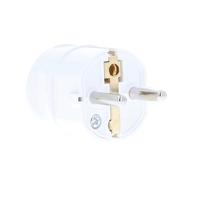 as - Schwabe 45031 Schutzkontakt-Zentralstecker, weiß, 230 V