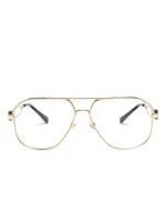 Versace Eyewear lunettes de vue Medusa Head à monture pilote - Or - thumbnail